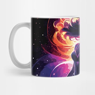 Woman in Galaxy Mug